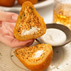 Chicken w/ Cream Cheese Coxinha